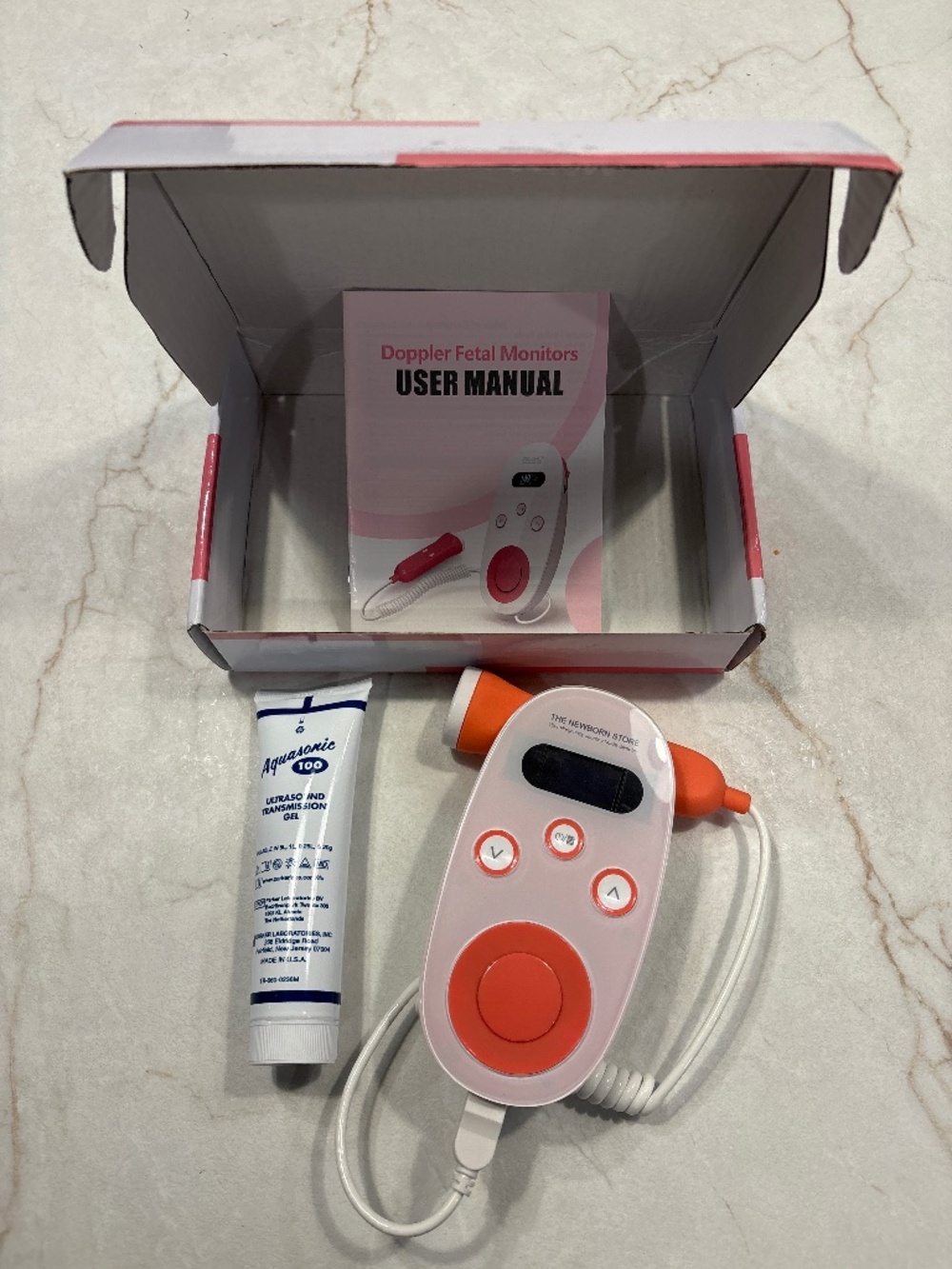 Fetal heart doppler at home brand new in box perfect condition with gel & manual